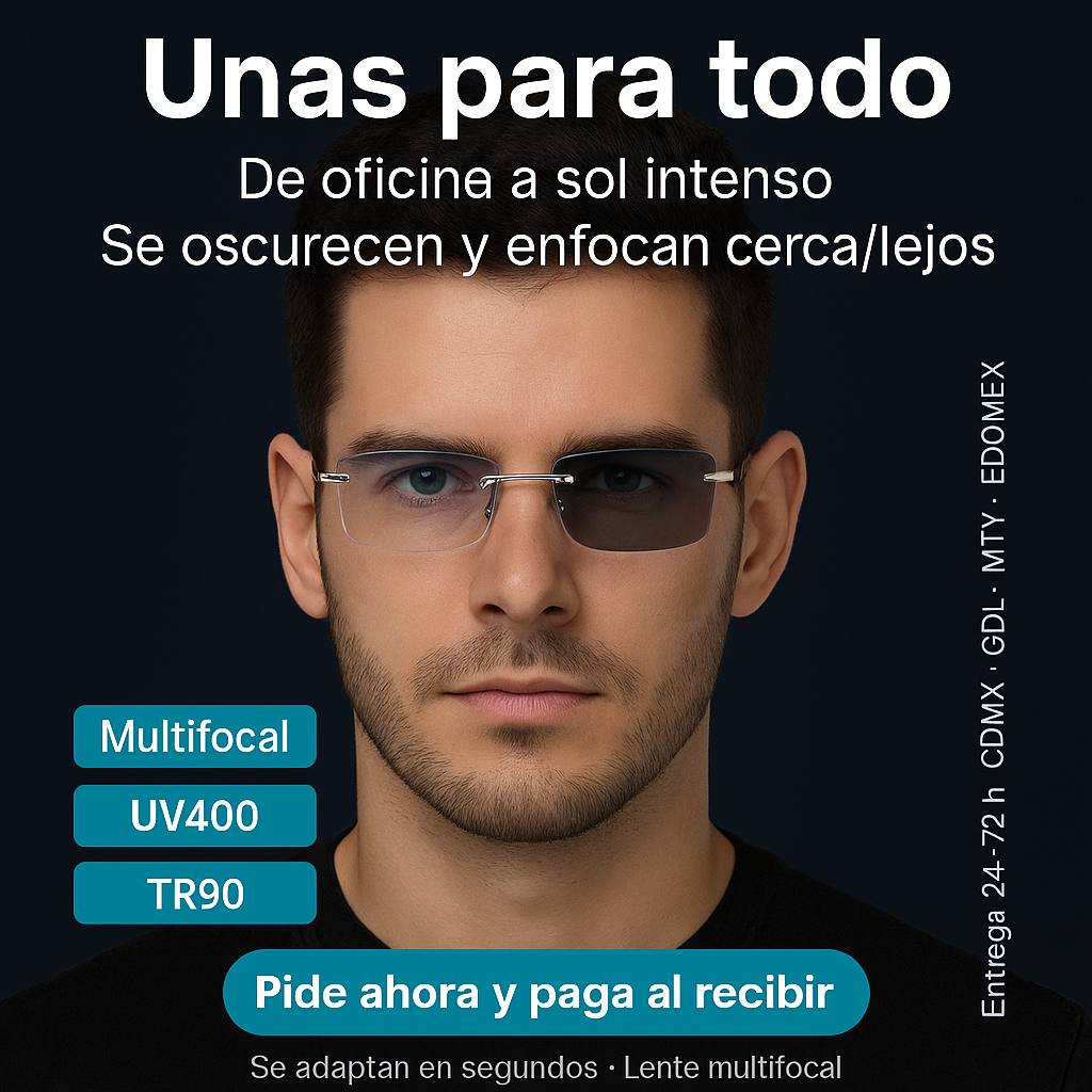 Gafas TR90 fotocromáticas